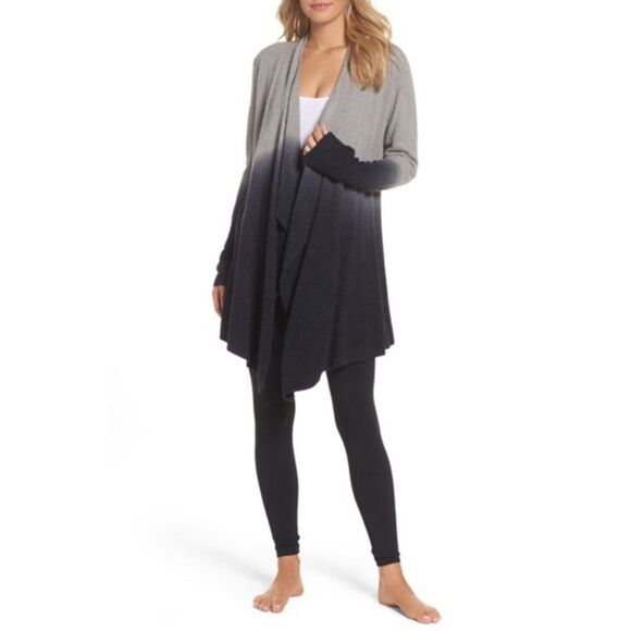 BAREFOOT DREAMS ombre bamboo chic lite calypso wrap cardigan - Picture 10 of 10